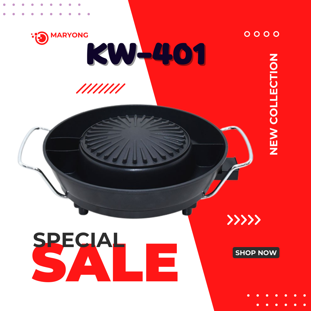 เตาปิ้งย่างเกาหลีไฟฟ้า KW-401