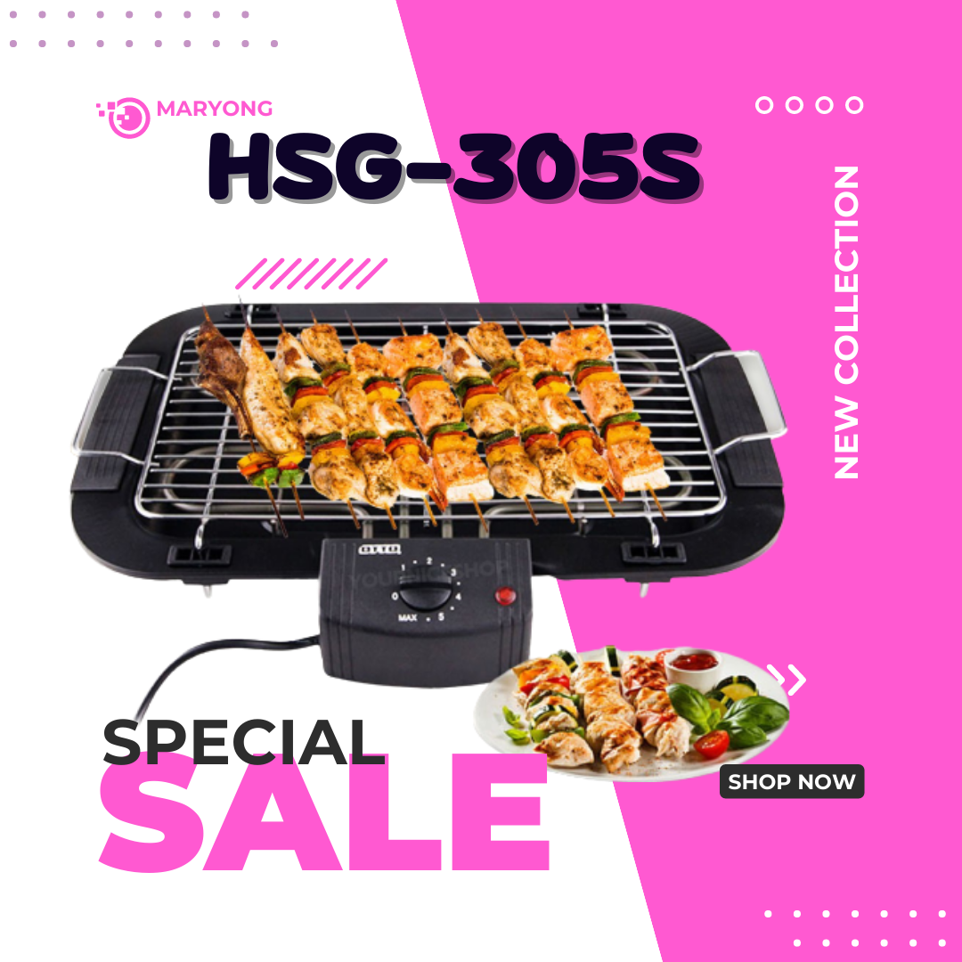 เตาปิ้งย่าง&BBQ HANABISHI  รุ่น HSG-305S