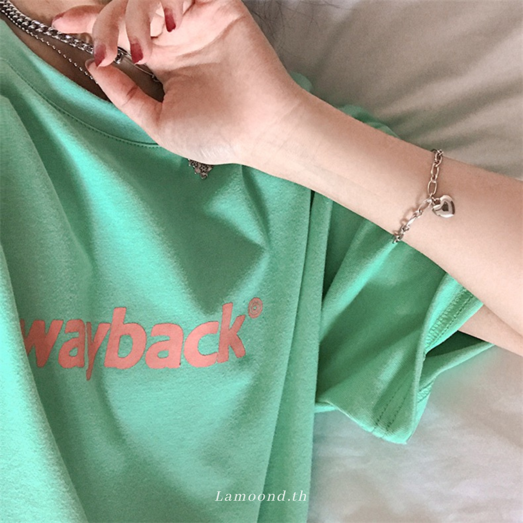 สร้อยข้อมือโซ่หัวใจ 