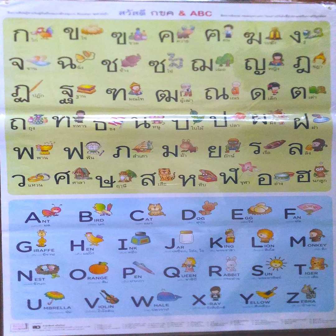 โปสเตอร์ สวัสดี กขค และ ABC Hello Korkai and ABC