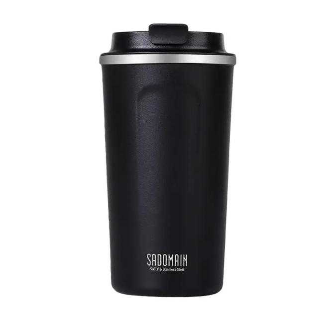 Sadomain Coffee Mug แก้วกาแฟสแตนเลสเก็บอุณหภูมิช่วยในการรักษารสชาติของเครื่องดื่มไม่ให้เสียรสชาติ
