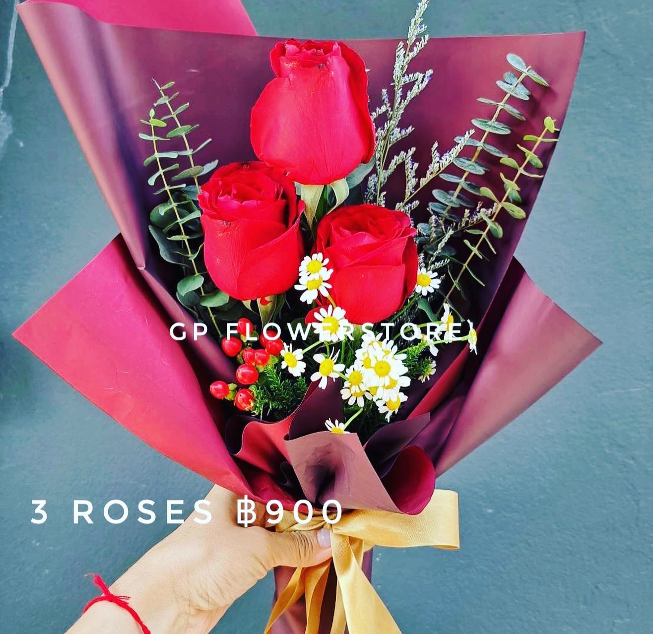Valentine 3 Roses