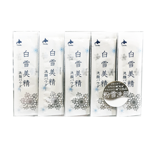 Pre-order ผงแป้งล้างหน้า Coroku from Hokkaido รุ่น White Snow Fairy  ( 20 packs )