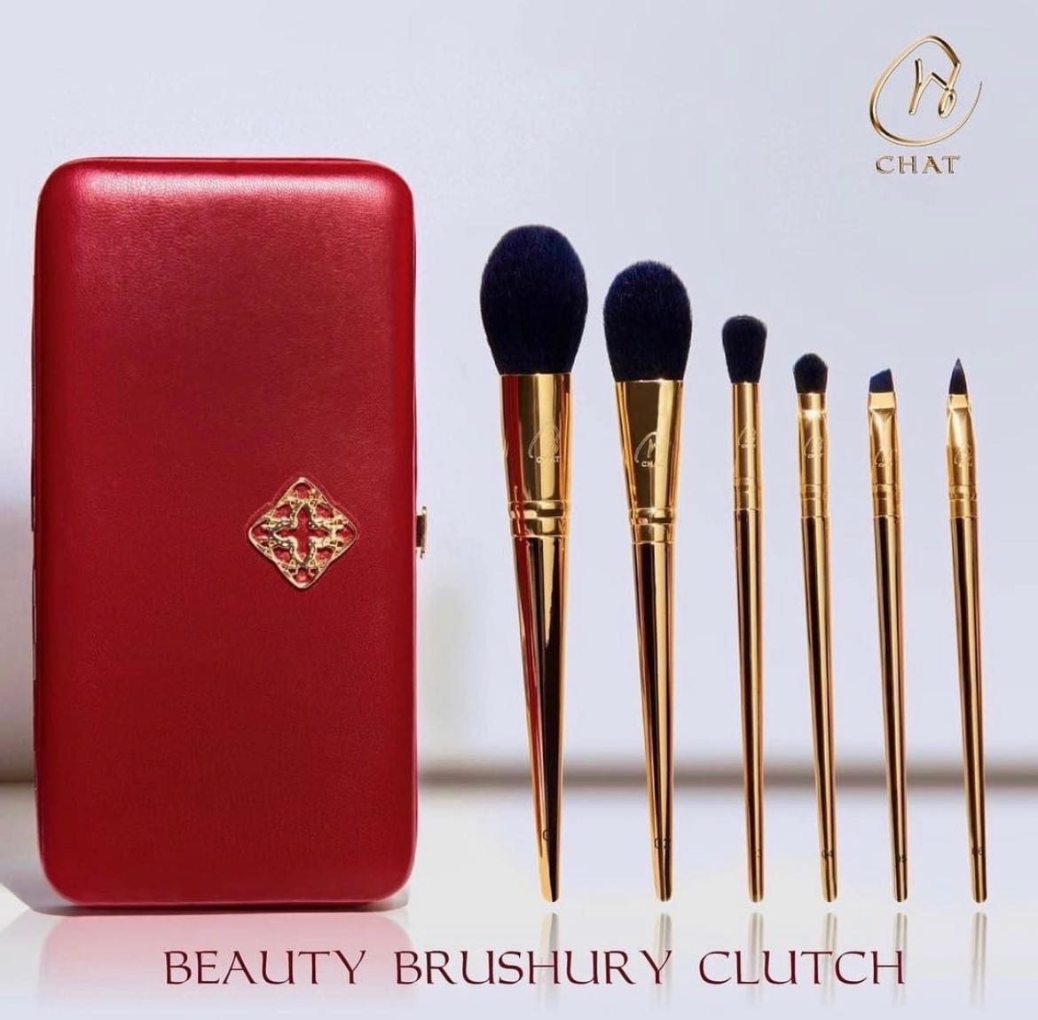 Beauty Brushury clutch เซทแปรงพรีเมี่ยม 6 ชิ้น