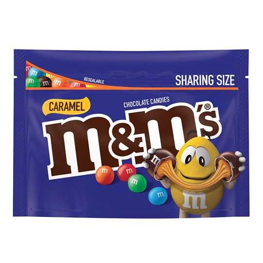 M&M's Chocolate Candy caramel Sharing Size 272.2 g.
