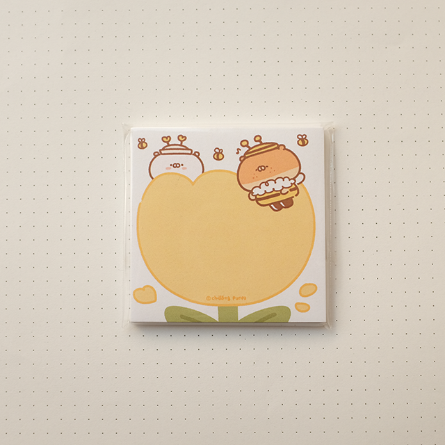 Chilling Punpa Memo pad : Tulip