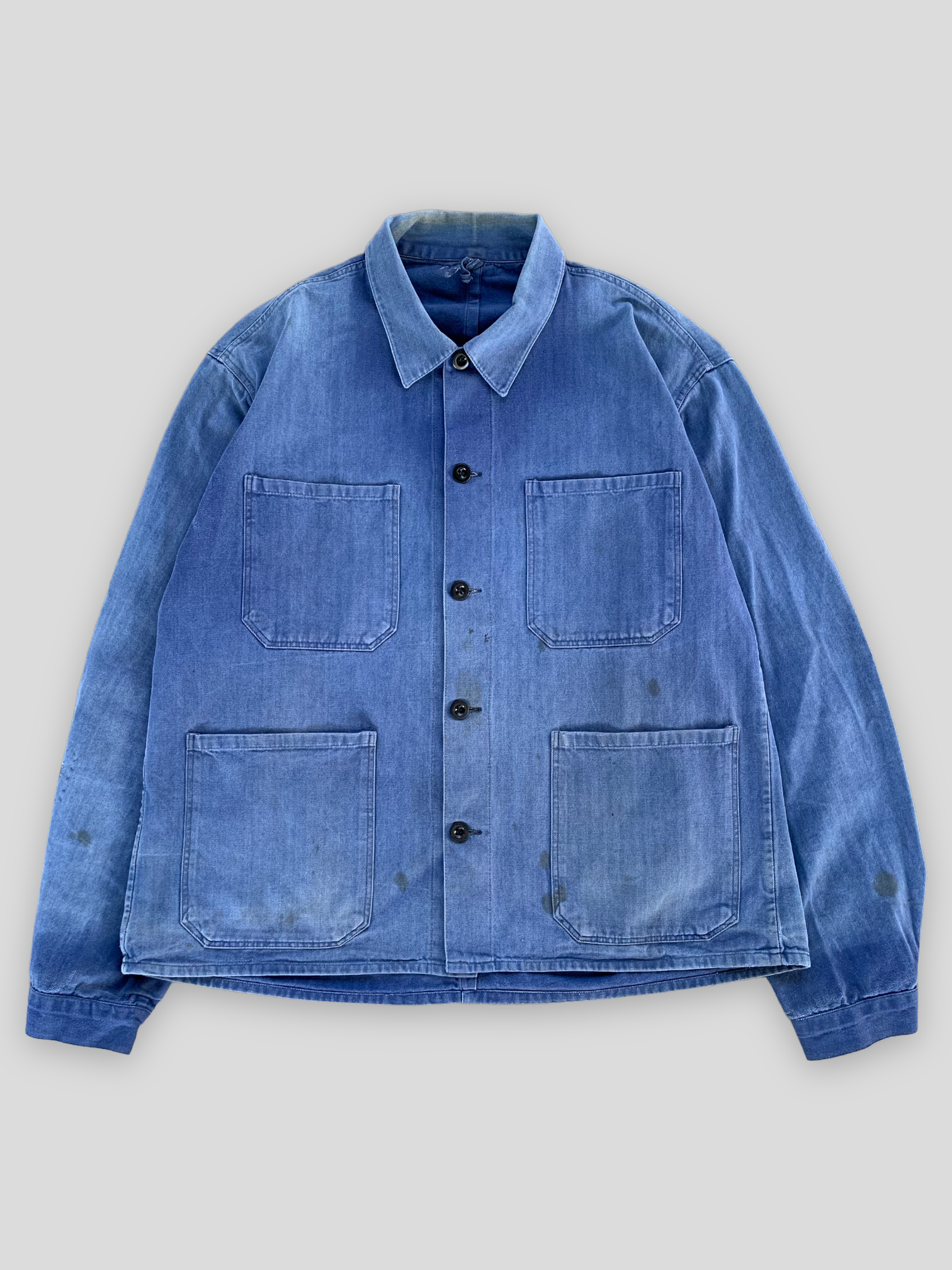 SUNFADED FRENCH WORK JACKET - 1960S