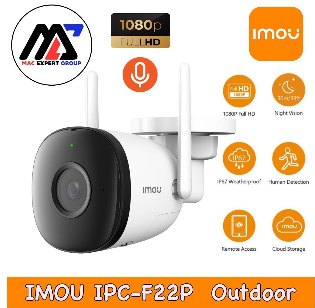 imou Smart IP Camera Bullet 2C (2.0MP) F22P-D Outdoor | LINE SHOPPING