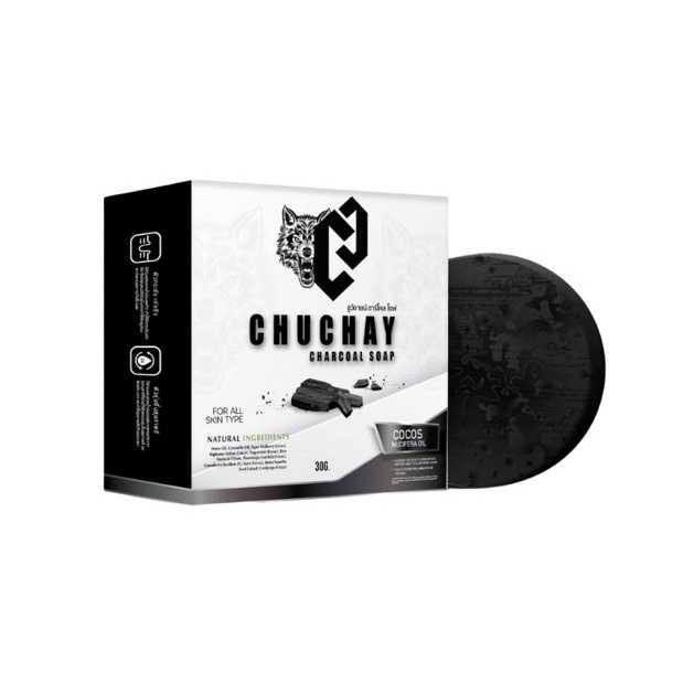 CHUCHAY CHARCOAL SOAP สบู่ชูชาย ปริมาณ 30 กรัม