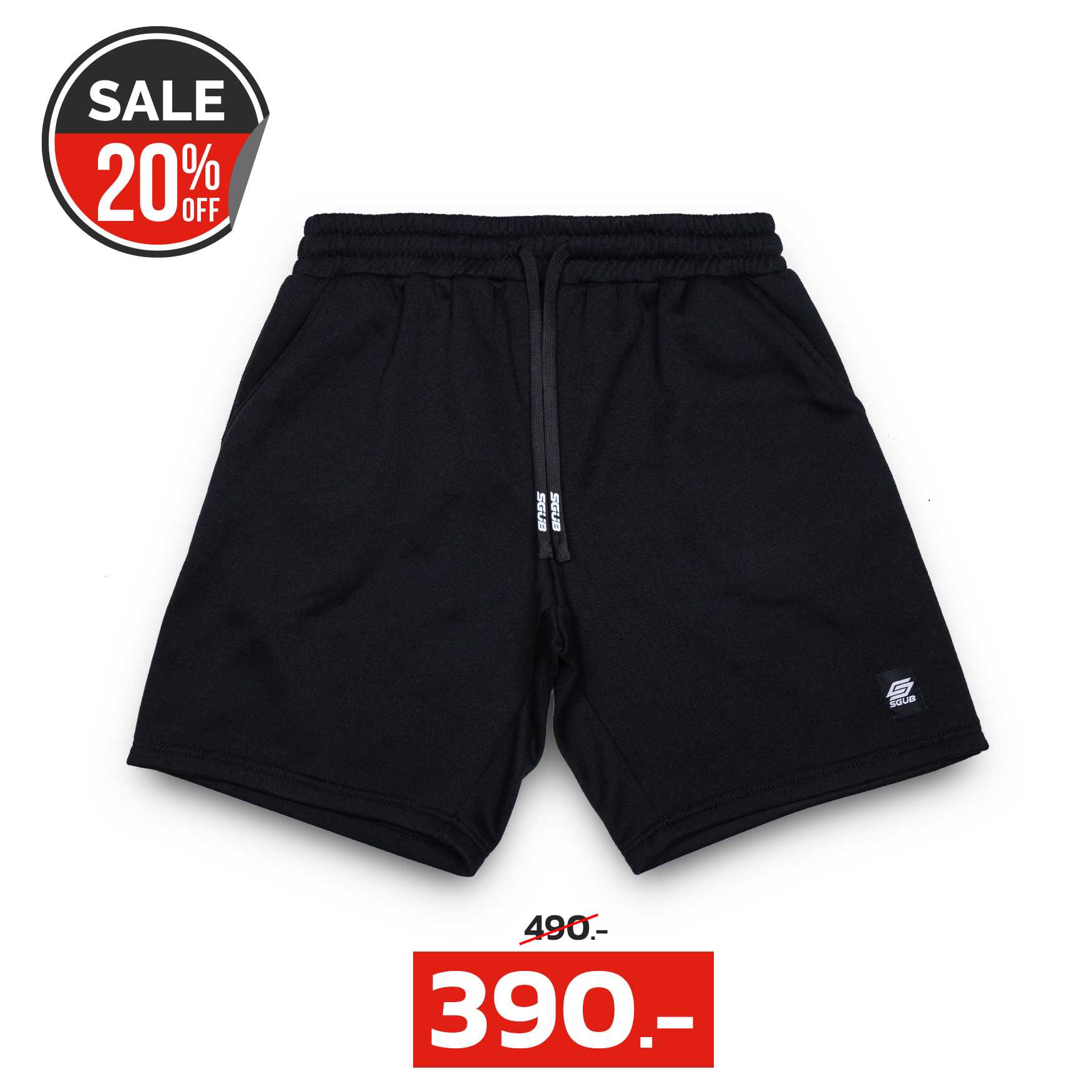 SGUB EASY SHORT สีดำ