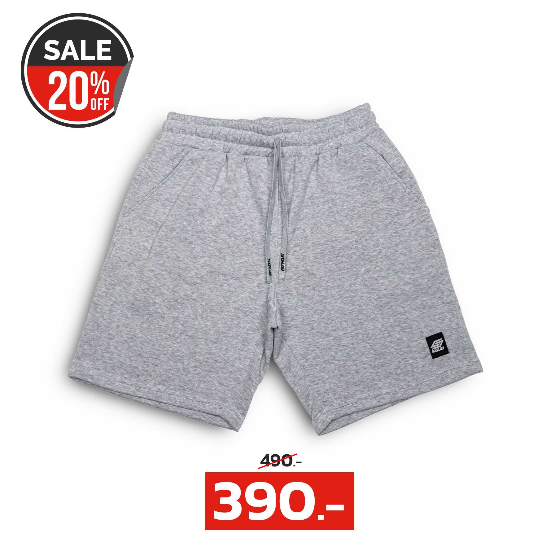 SGUB EASY SHORT สีเทา