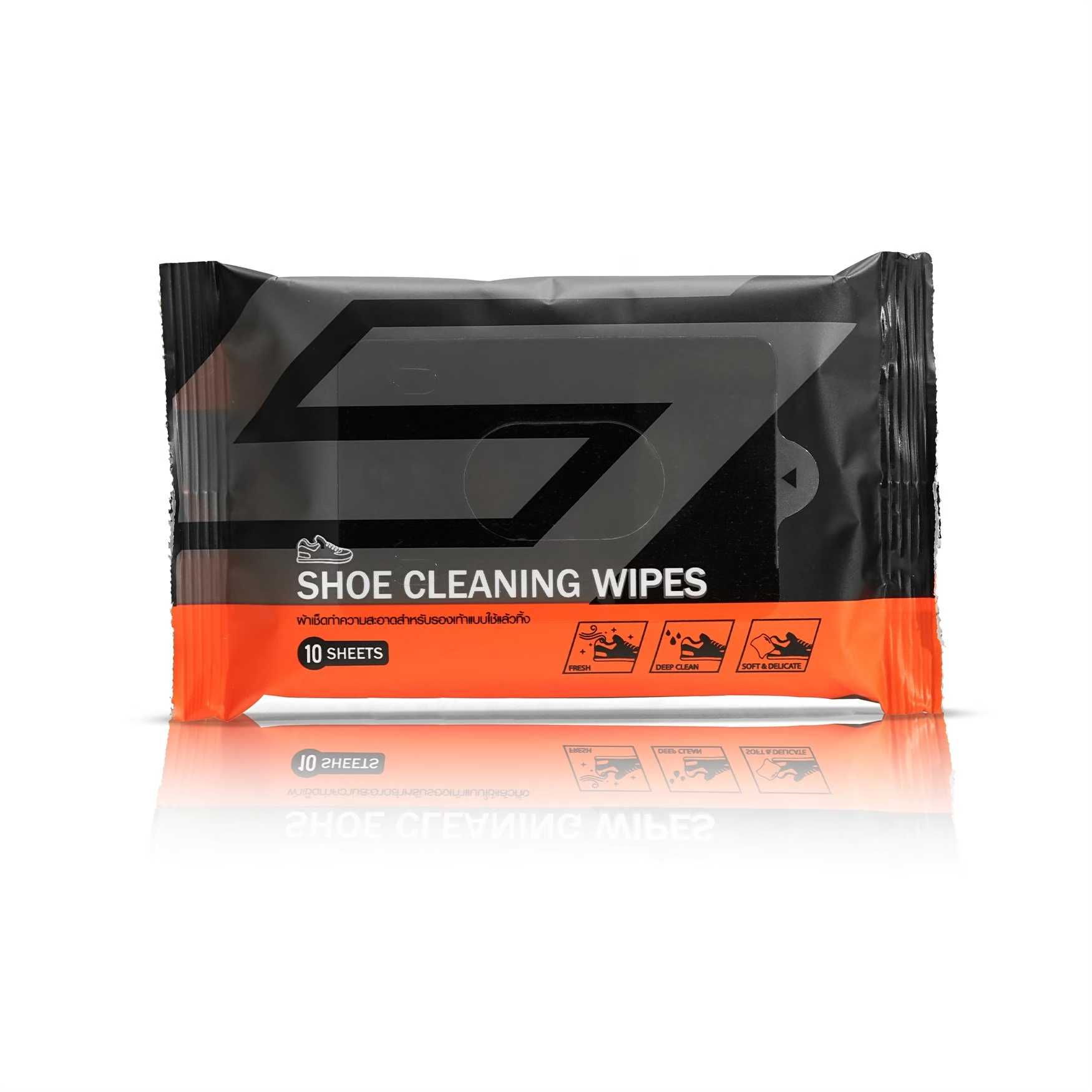 ผ้าเช็ดรองเท้า SGUB SHOE CLEANING WIPES