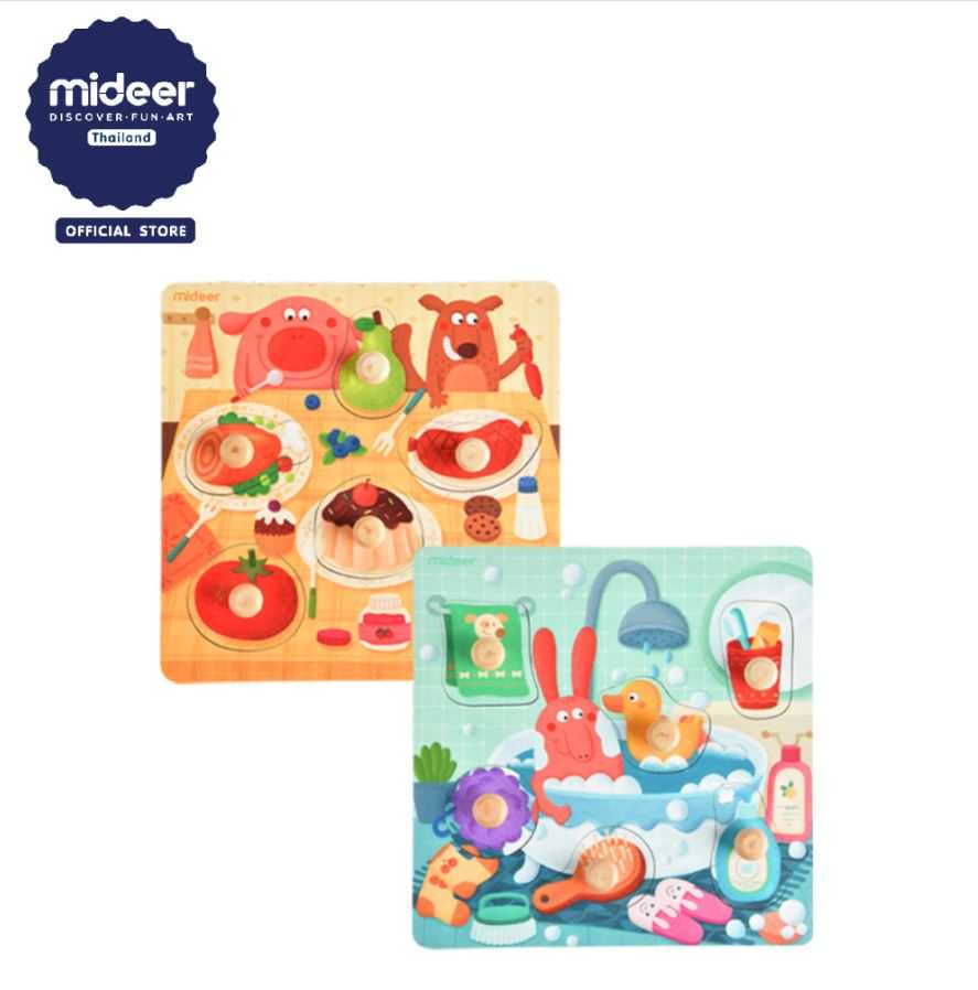 Mideer : Wooden Peg Puzzle