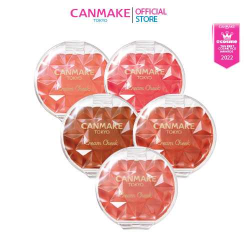 Canmake Cream Cheek บลัชออนครีม เนื้อมูส - เจลใส