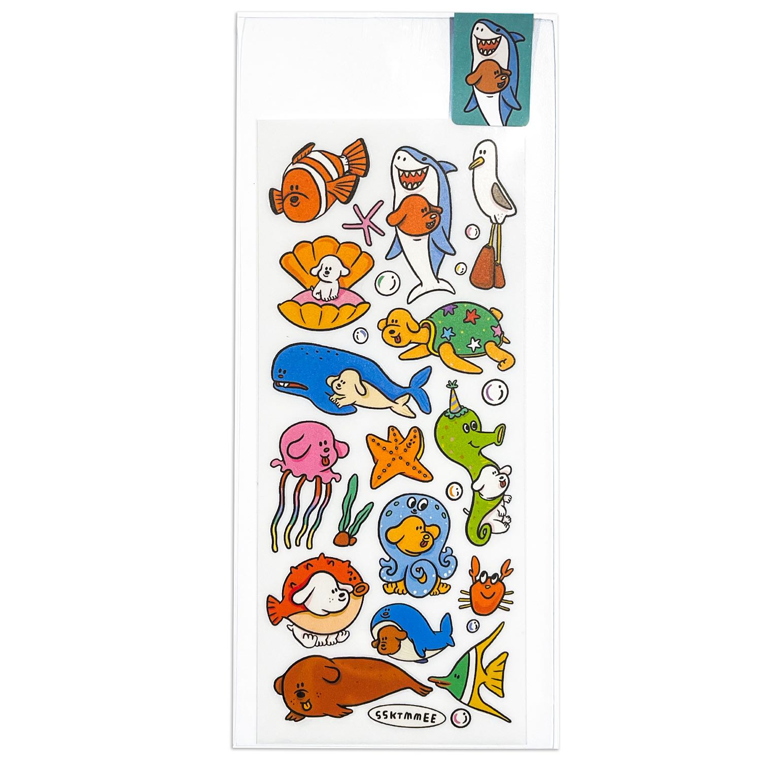 UV sticker - sea life