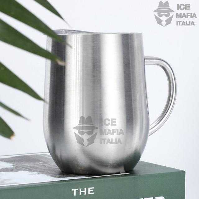 Ice Mafia Italia แก้วน้ำสแตนเลสเก็บอุหภูมิรุ่นหูจับ