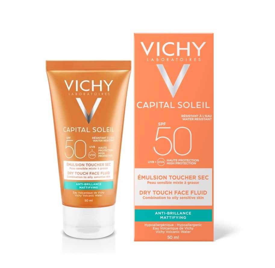 VICHY Capital Soleil Dry Touch SPF 50 PA++++ 50 ml.