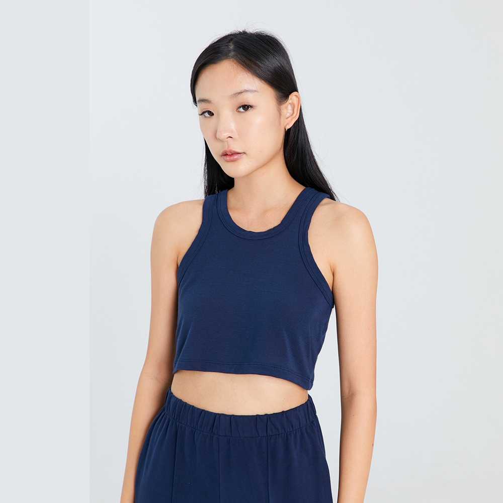 picht Day High Crop tank TS Collection เสื้อครอป แขนกุดคอกลม (Timeless Collection)