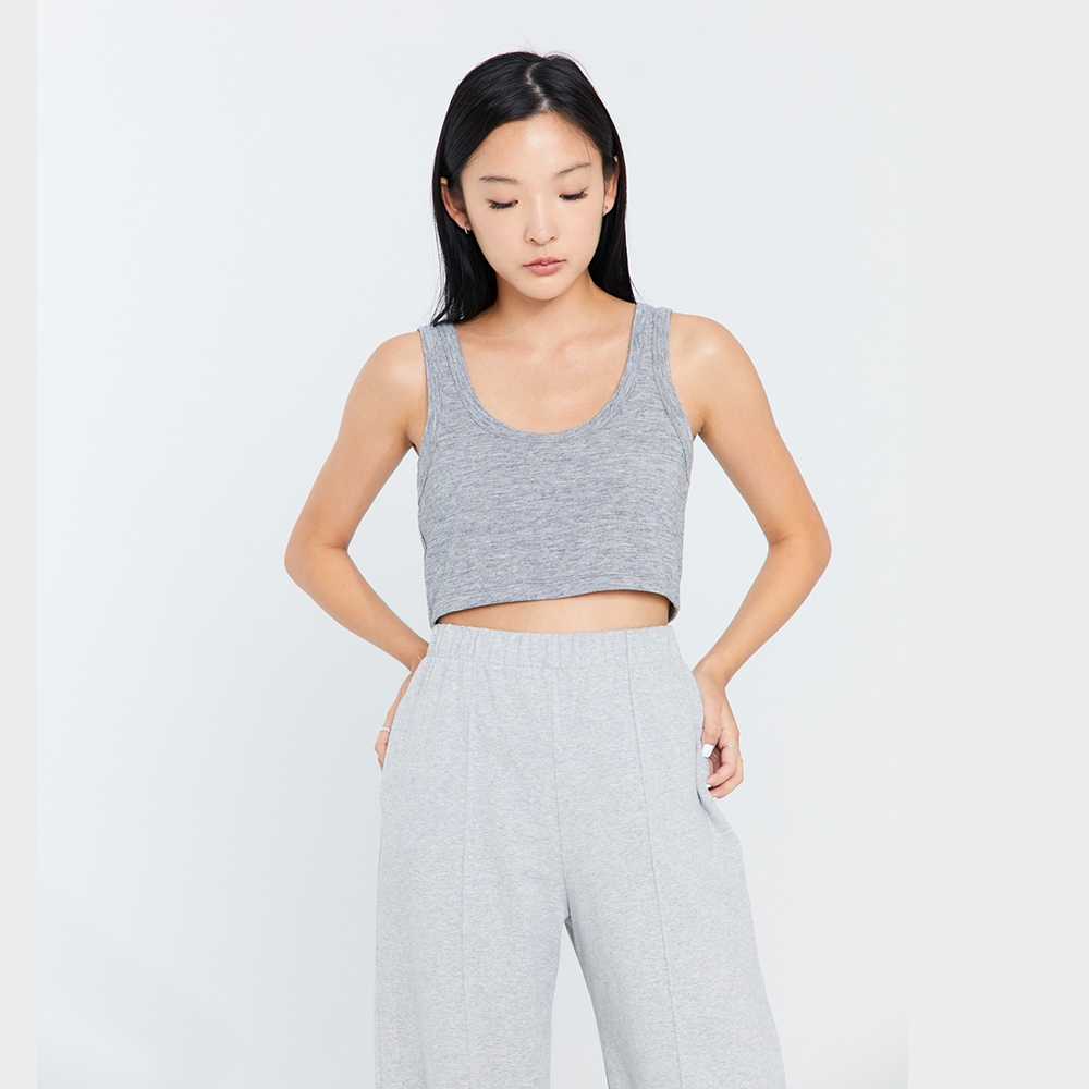 picht LUsh U Crop tank TS Collection เสื้อครอป แขนกุด คอกลม (Timeless Collection)