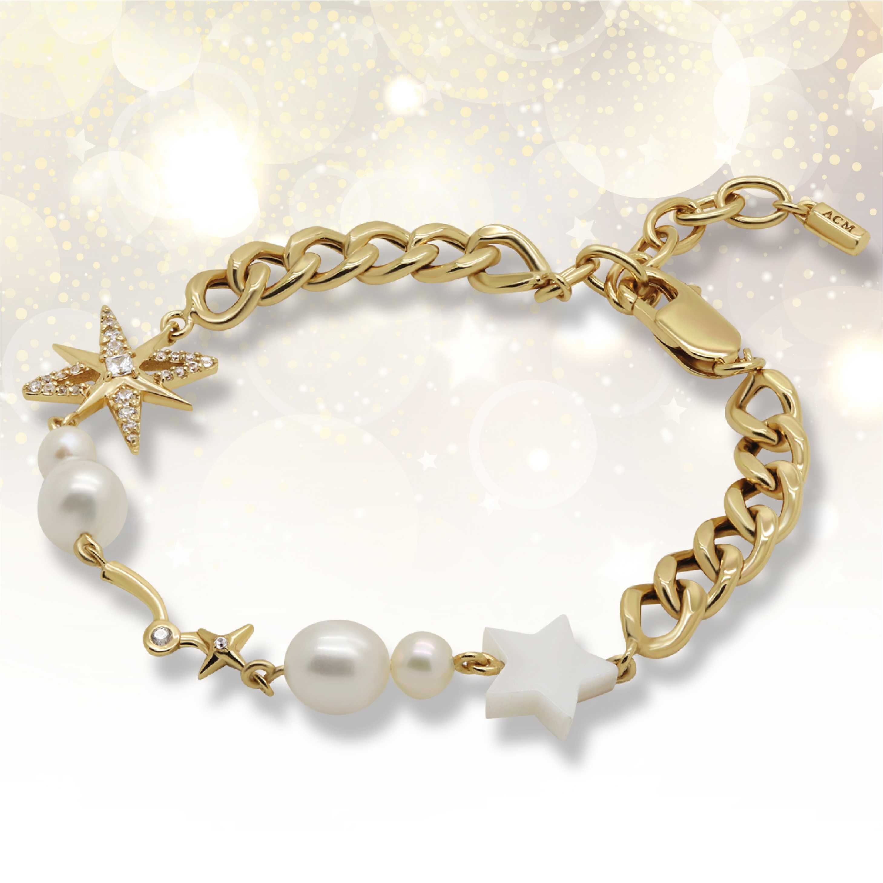 Stellaire Star Pearl Bracelet