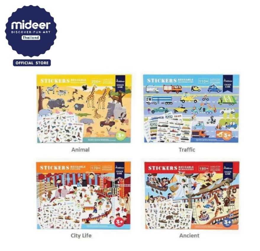 Mideer :  Reusable Stickers