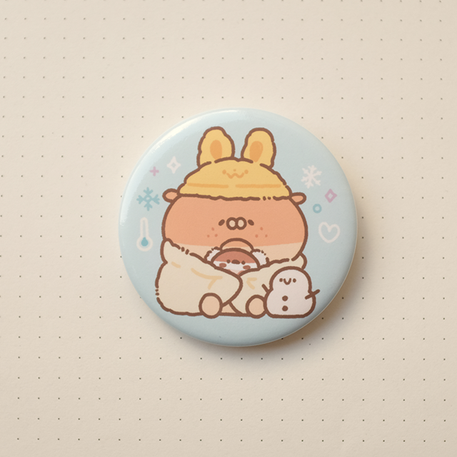 Chilling Punpa Masking Badge : Winter
