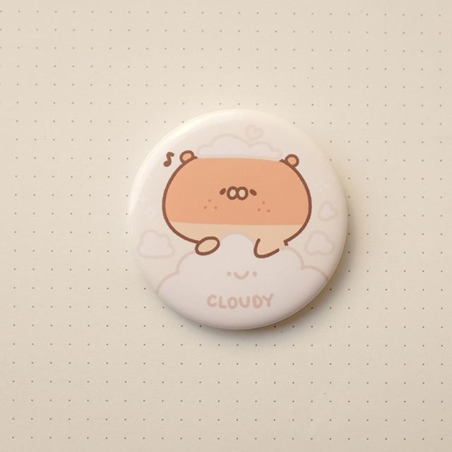 Chilling Punpa Masking Badge : Cloudy