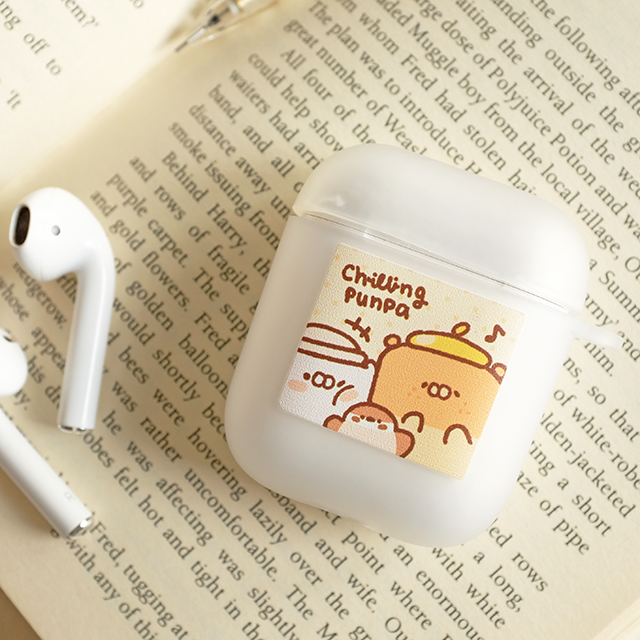 Chilling Punpa Airpods Case :  Squishy Gangster