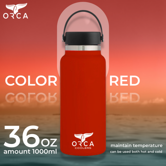 Orca coolers 36oz กระบอกน้ำทรงแทงค์
