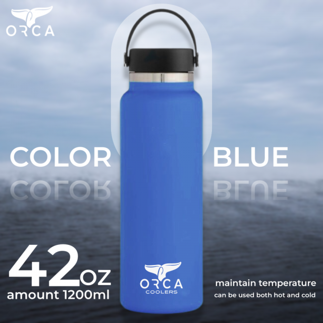 Orca Coolers 42oz กระบอกน้ำทรงแทงค์