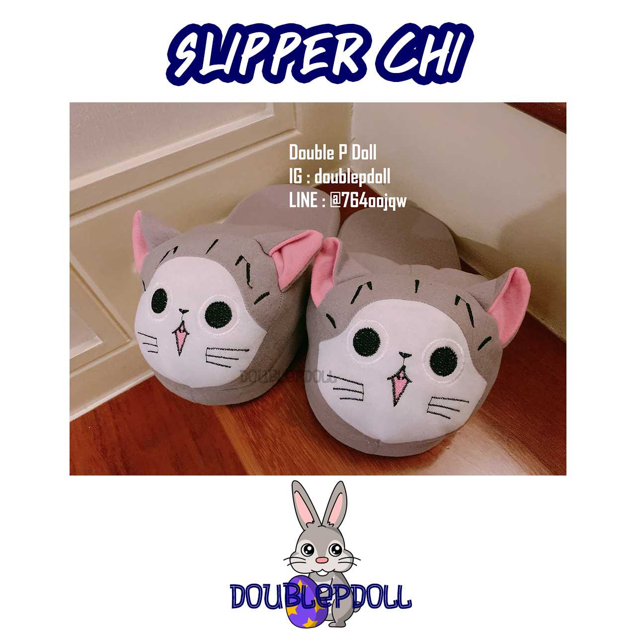 รองเท้า SLIPPER CHI แมวจี้ - doublepdoll
