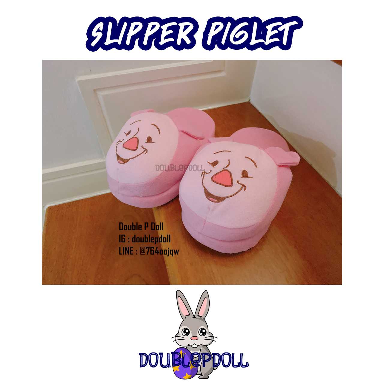 รองเท้า SLIPPER PIGLET พิกเล็ต - doublepdoll