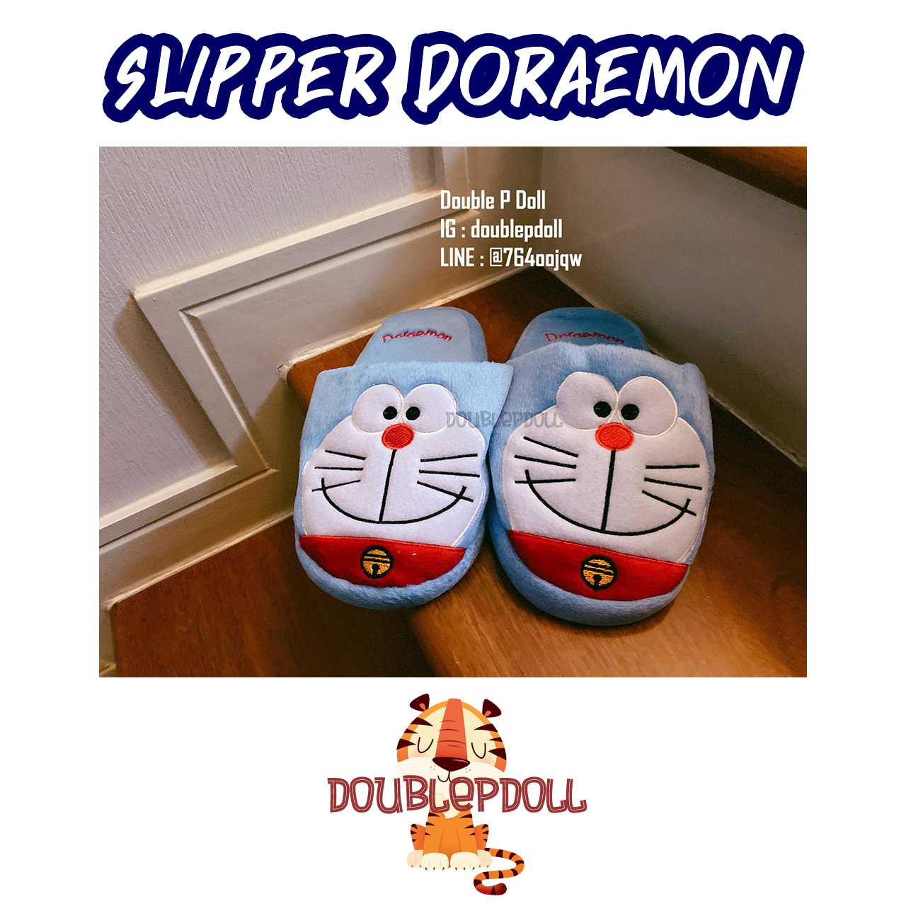 รองเท้า SLIPPER DORAEMON โดราเอมอน โดเรมอน - doublepdoll