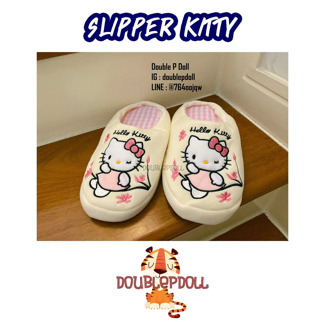 รองเท้า SLIPPER KITTY คิตตี้ - doublepdoll
