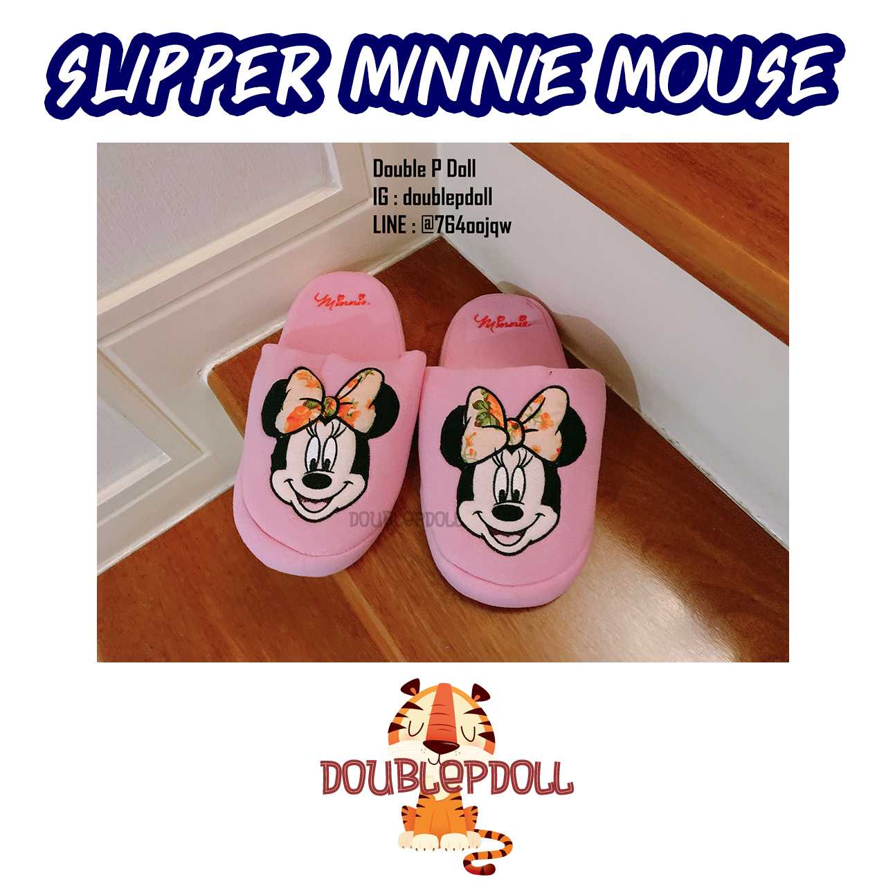 รองเท้า SLIPPER MINNIE MOUSE มินนี่ เม้าส์ - doublepdoll