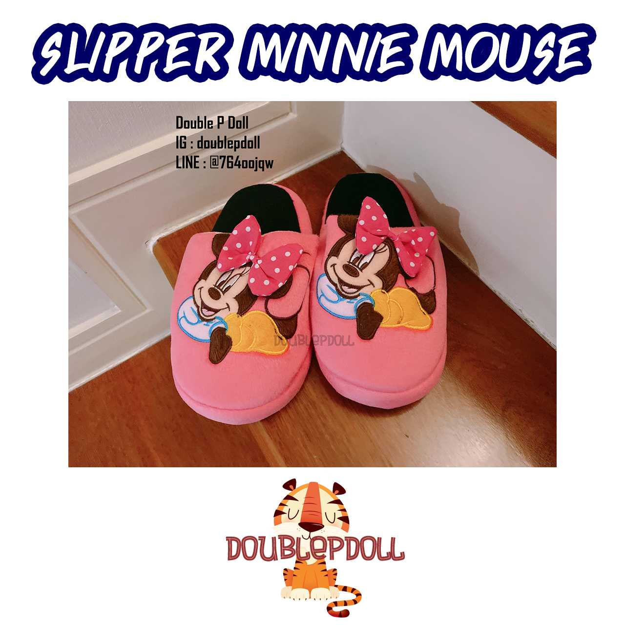 รองเท้า SLIPPER MINNIE MOUSE มินนี่ เม้าส์ - doublepdoll