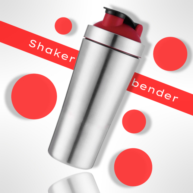 Shaker Bender แก้วเชคผสมเวย์โปรตีน ใช้สำหรับผสมเวย์โปรตีน น้ำผลไม้ต่างๆ ผสมเครื่องดื่มค๊อกเทล ฯลฯ