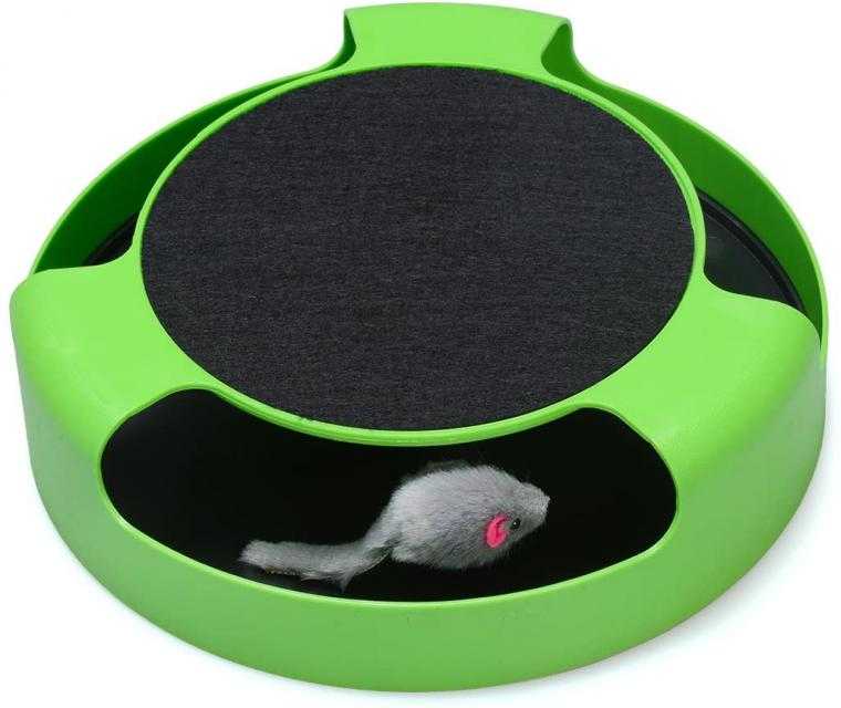 Catch The Mouse แท่นหมุนเจ้าเมาส์จอมซน เป็นของเล่นแมวที่ทำให้แมวเกิดความเพลินเพลิน