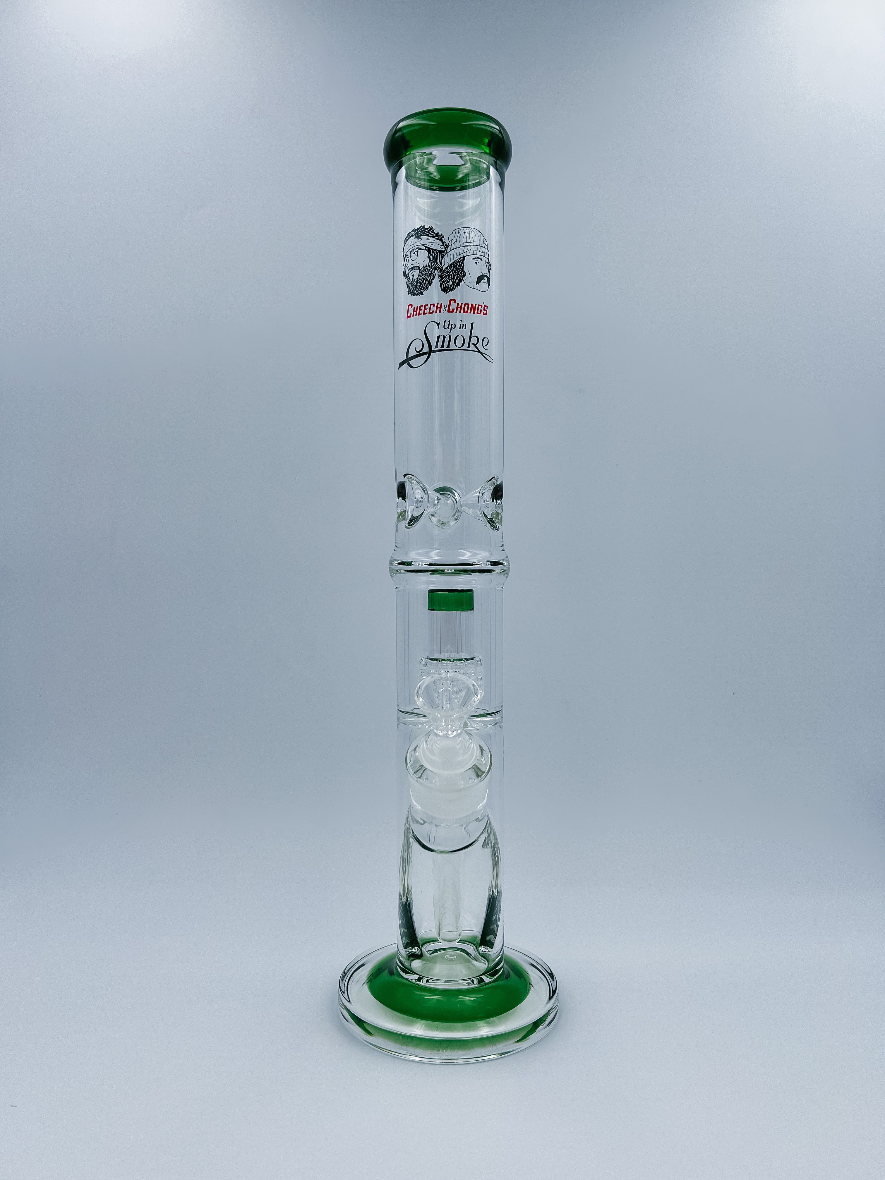 Cheech & Chong Straight Glass w/ Drum Perc | 40 cm