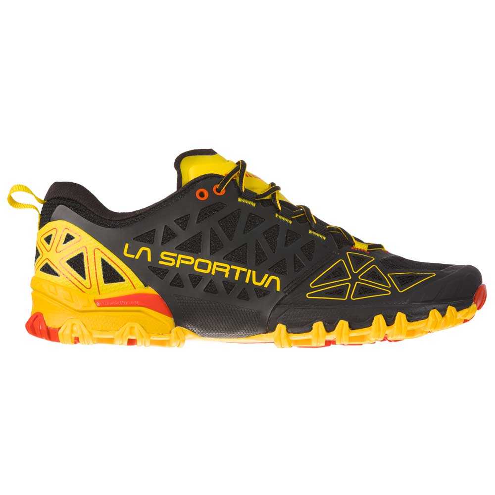 LA SPORTIVA BUSHIDO II MEN BLACK/YELLOW - รองเท้าวิ่งเทรลผู้ชาย