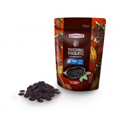 BM 56% ดาร์กคูเวอร์เจอร์ กระดุม 500g