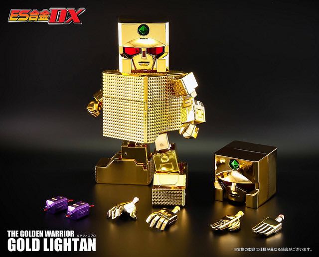 ES Gokin DX Series 03 Golden Warrior Gold Lightan 24K Plated