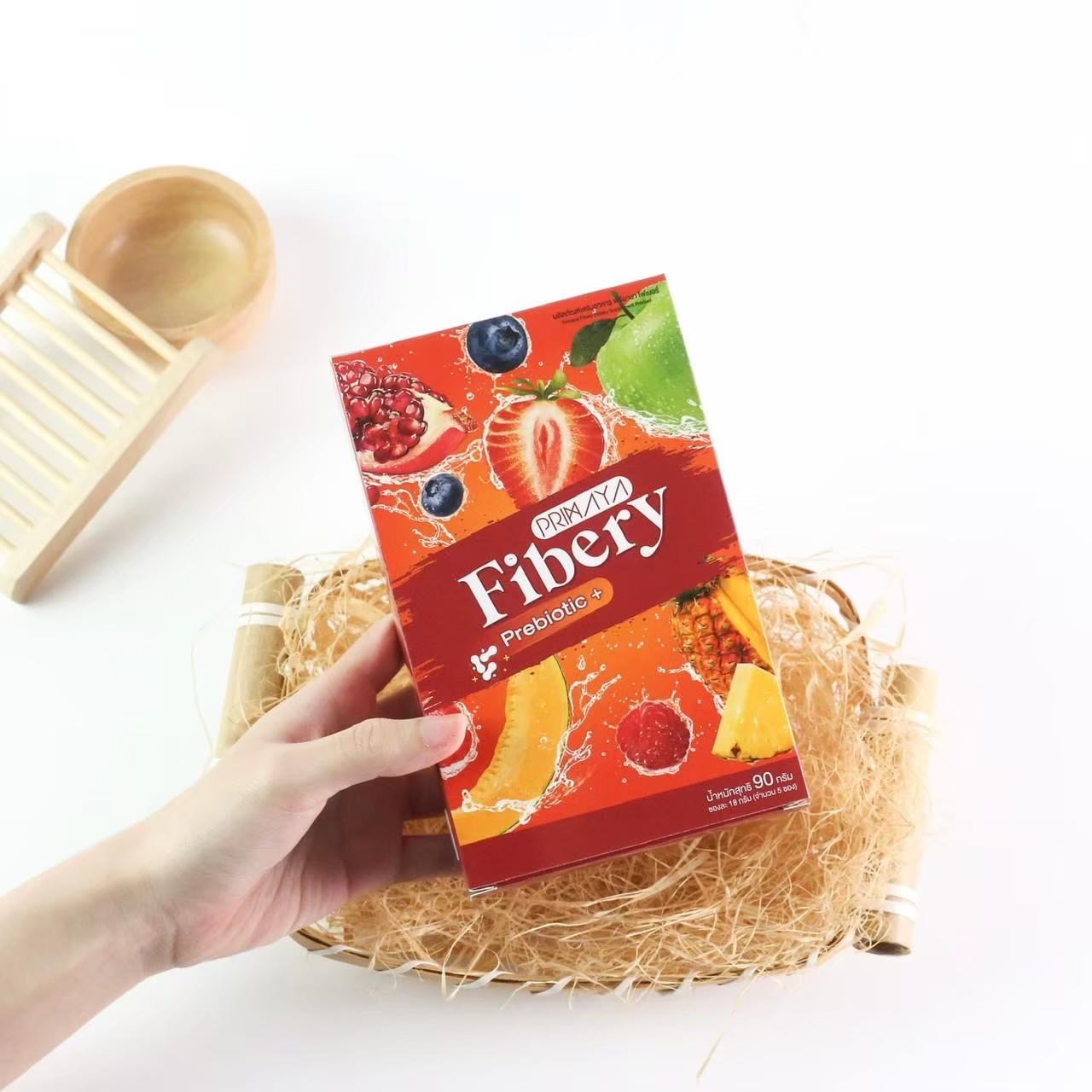 [โปรโมชั่นเปิดบิล 10 กล่อง ] ดีท็อกซ์ รสชาติผลไม้ PrimayaFibery  พรีมายาไฟเบอรี่