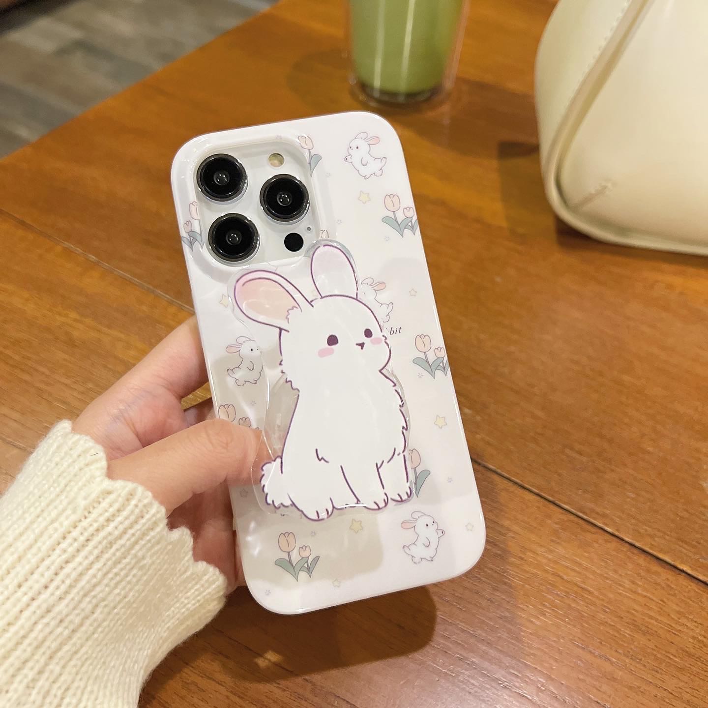 สอบถามก่อนกดสั่ง เคสกระต่าย เคสทิวลิป เคสสีขาว เคส+holder ไอริง griptok เคสนิ่ม เคสไอโฟน เคสiPhone