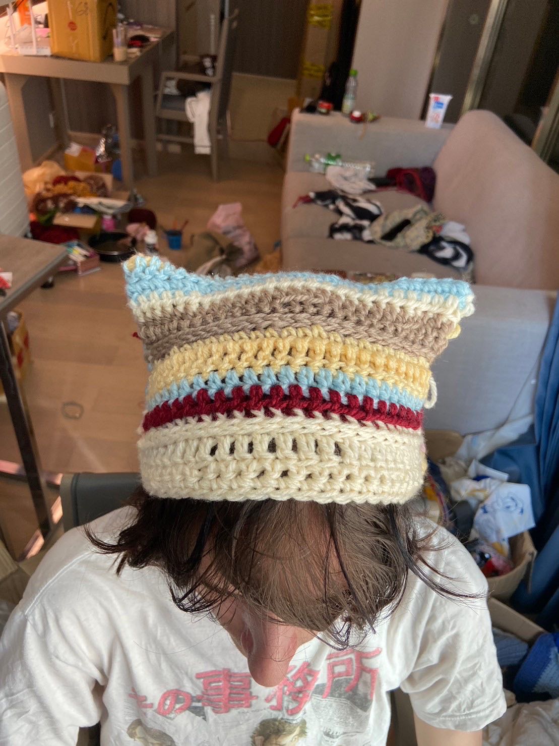 GluE kitty beanie