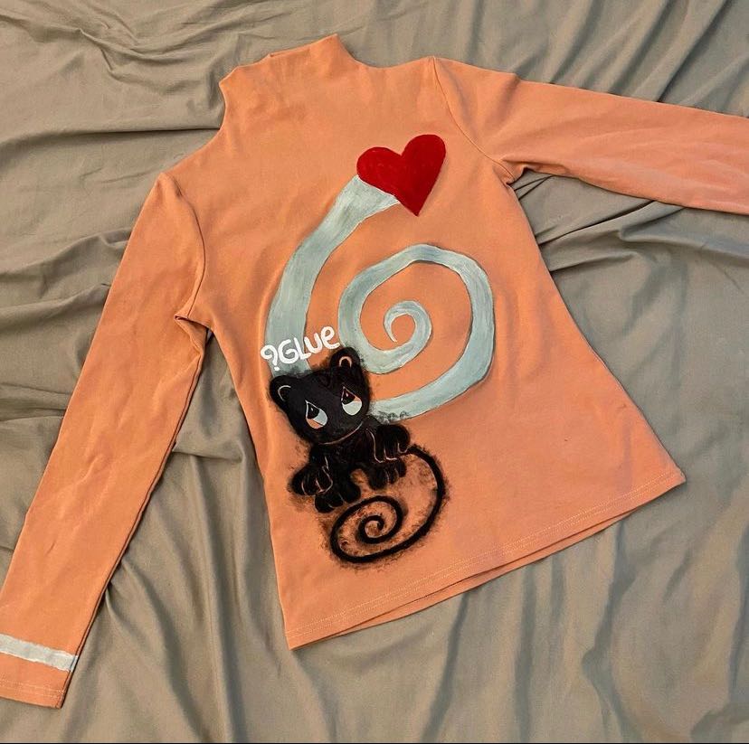 GluE spiral bear-rat turtleneck 