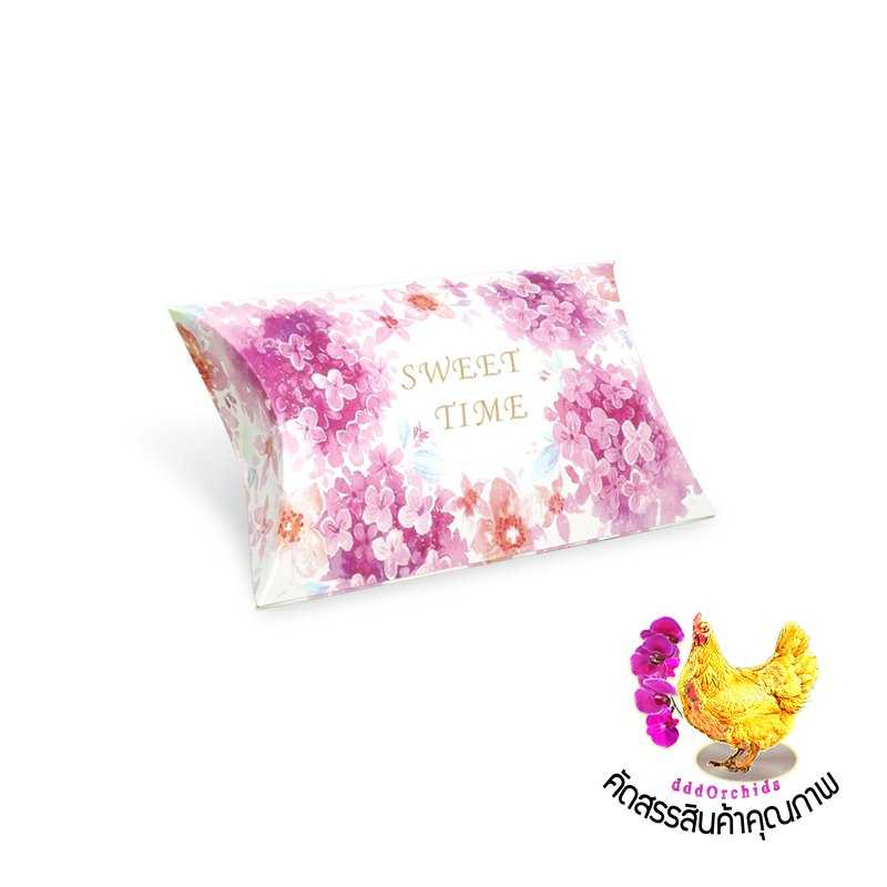 20ใบ กล่องใส่ของขวัญ ของชำร่วย สบู่ ขนาด 9  x 12 x 3 เซนติเมตร กล่องพิมพ์ลายดอกไม้  ( รุ่น V025 )