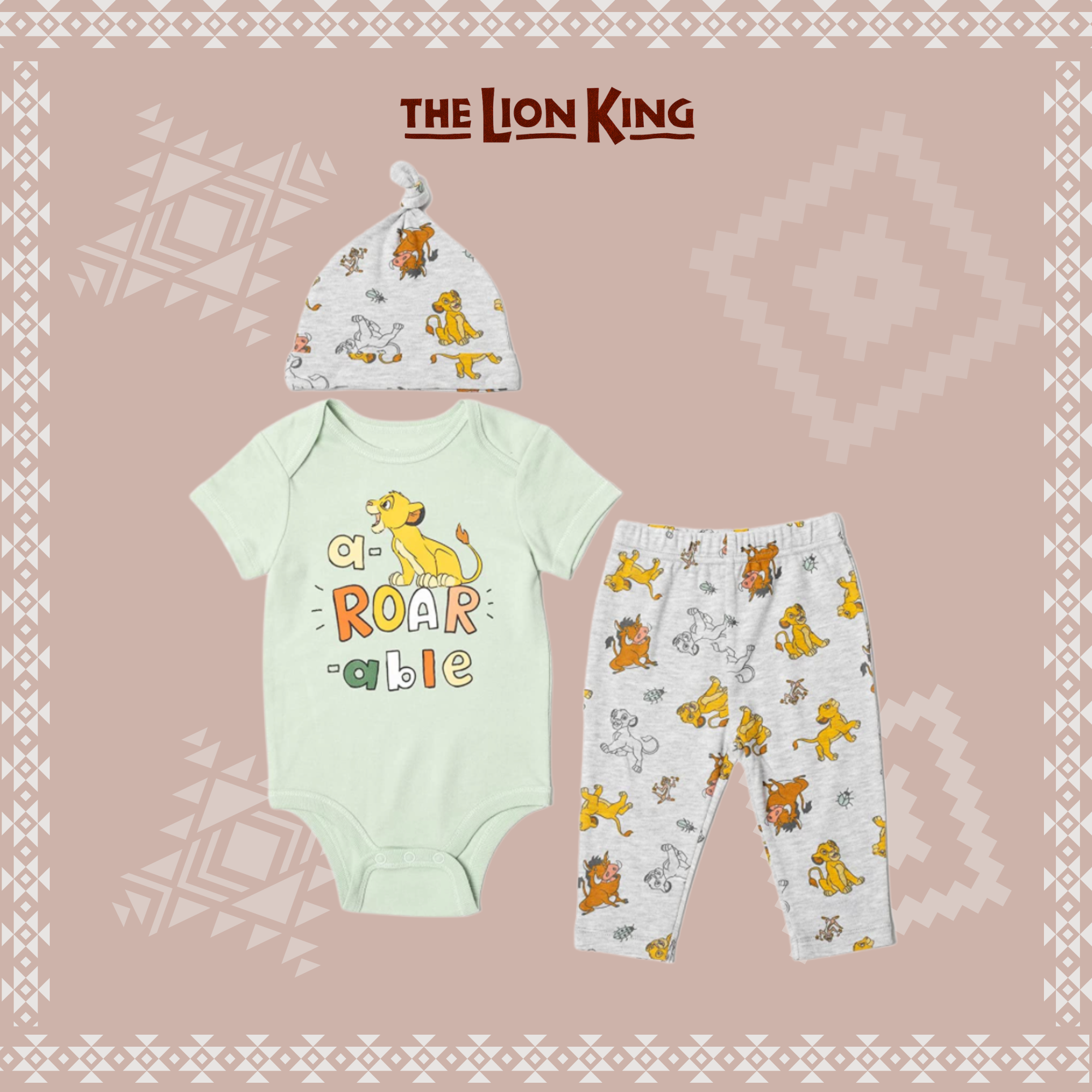 [PRE ORDER] Total Look Lion King Bodysuit Pants and Hat