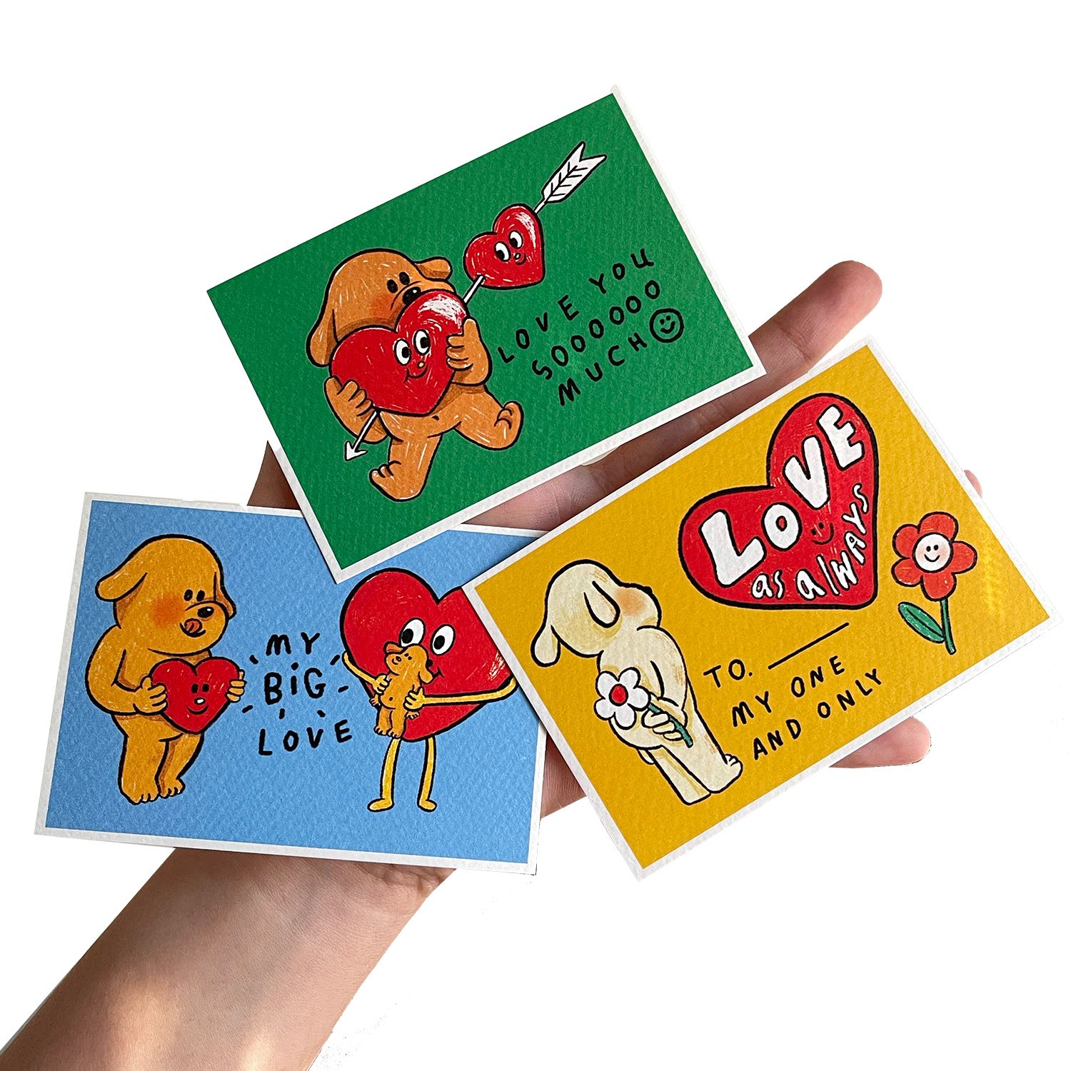 tiny card - love you