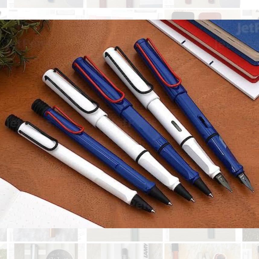 LAMY Safari Retro Nostalgia  90's BlueRed และ BlackWhite : Alpine ( ขาวคลิปดำ น้ำเงินคลิปแดง)